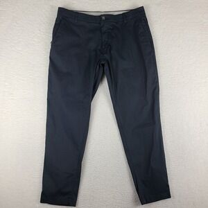 Birddogs Pants Mens 38x30 Dark Gray Lined Performance Tech Golf Chino *